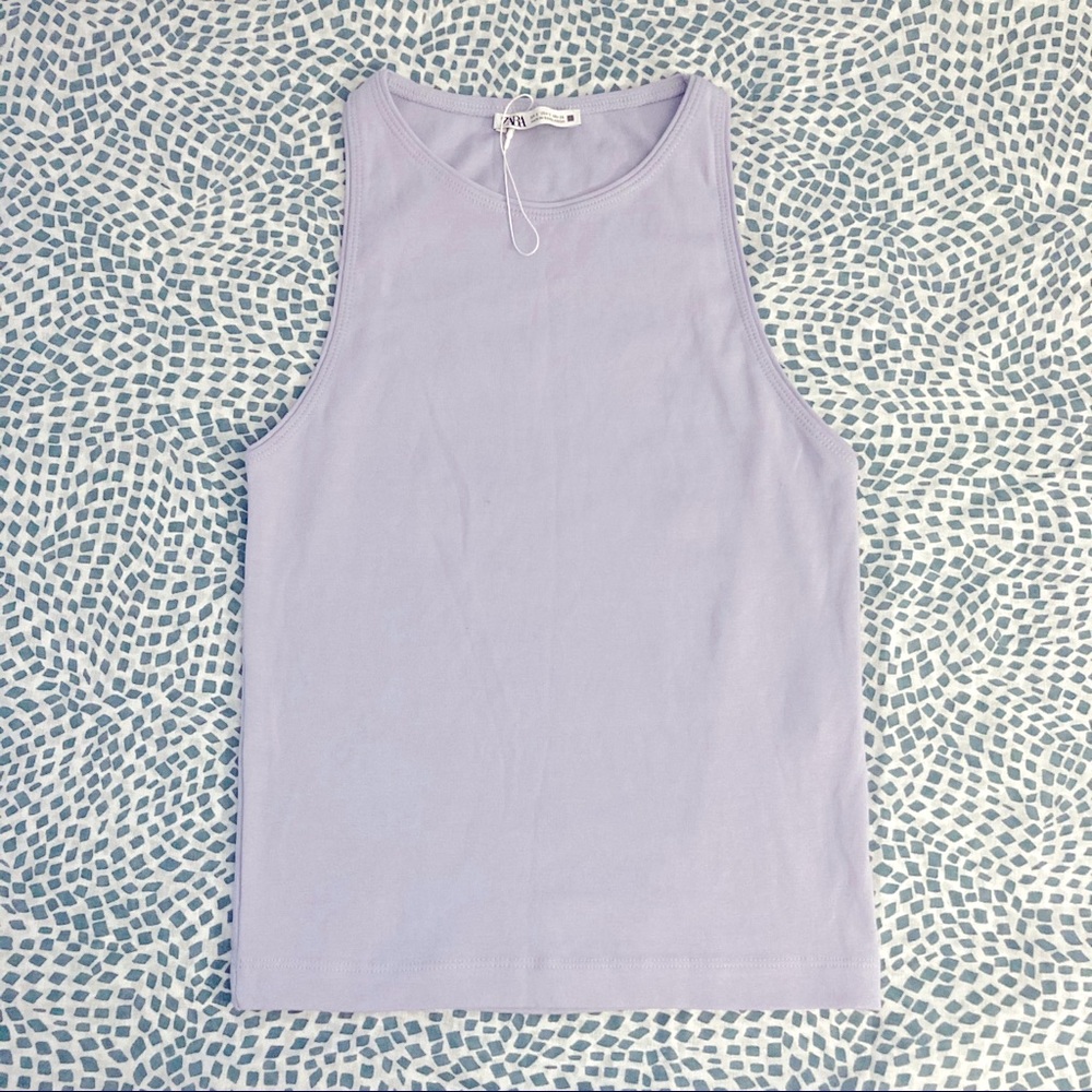 NWOT Zara High Neck Tank Top
